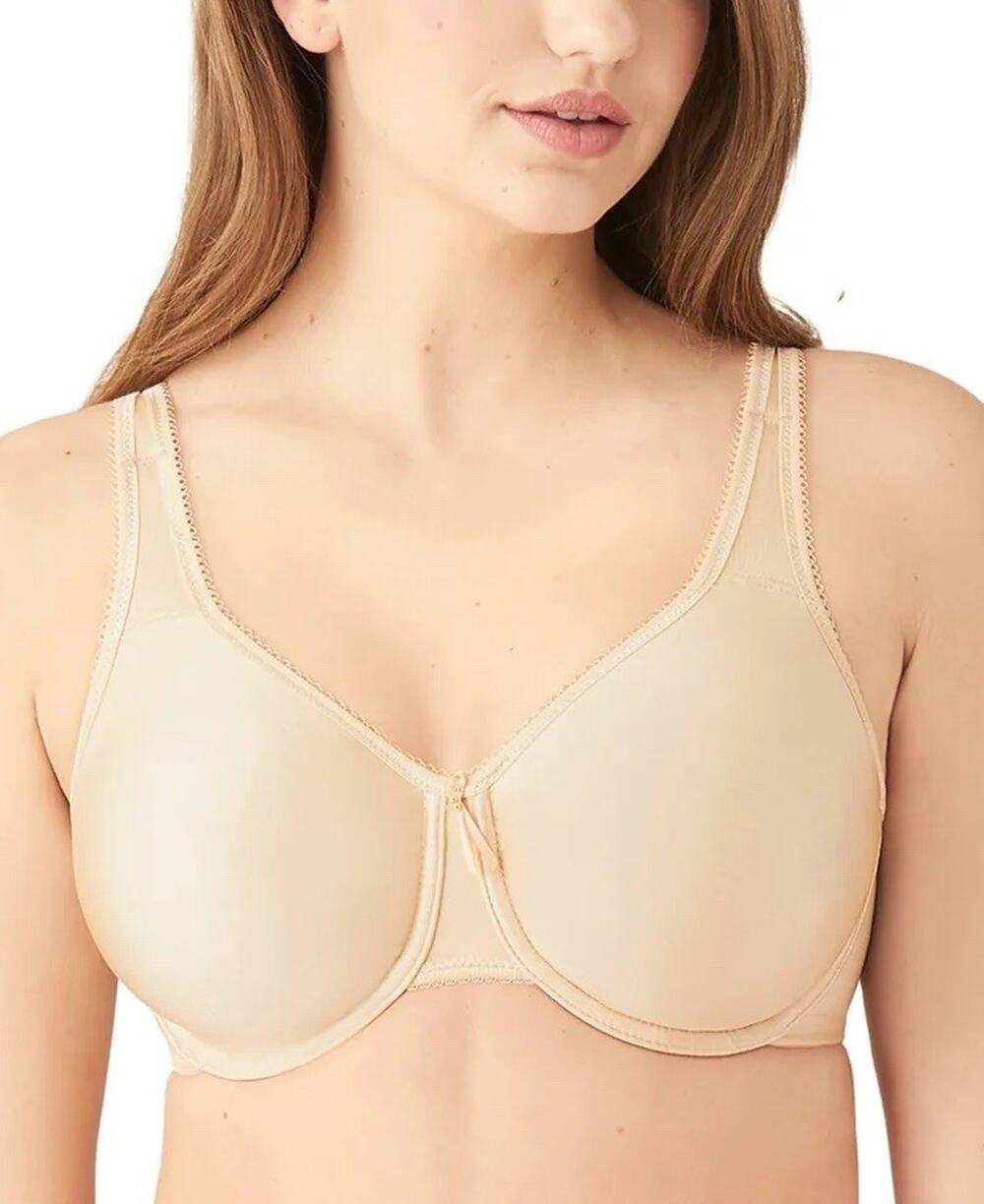 Wacoal Women's Basic Beauty Full Figure Underwire Bra 40G Nude SandStyle 855192